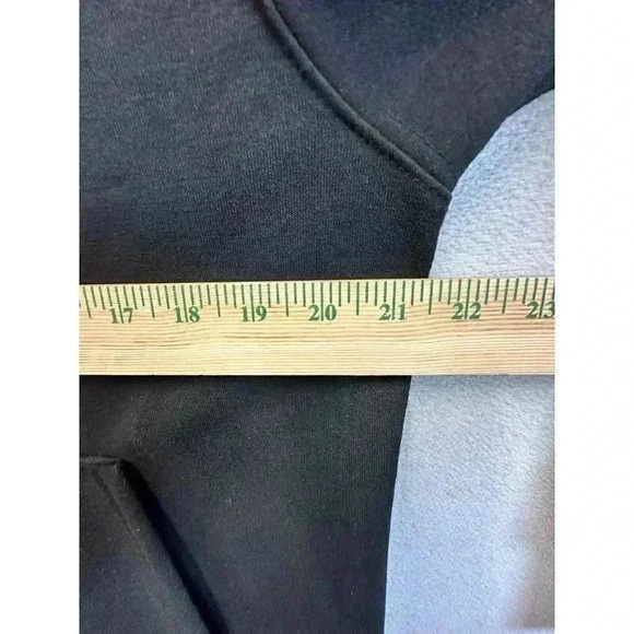 Leg3nd 1/4‎ Zip Black Pullover Hoodie Men's Sz Size Medium - Picture 6 of 7